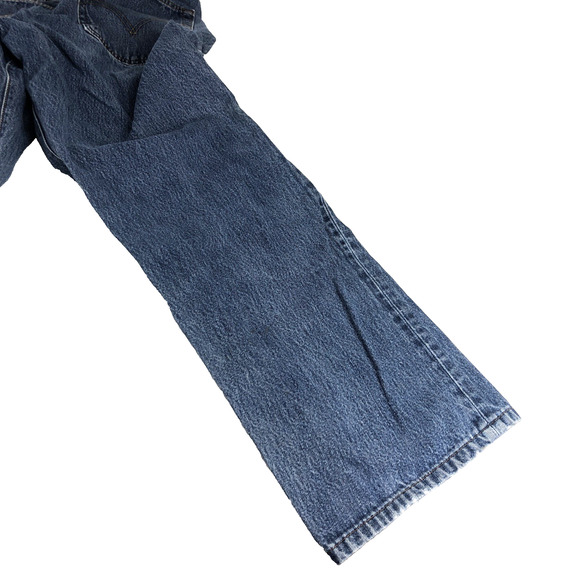 Vintage Levis 501 Jeans Men's 38x34 Straight Leg Button Fly Distressed 90s Denim - Picture 11 of 11